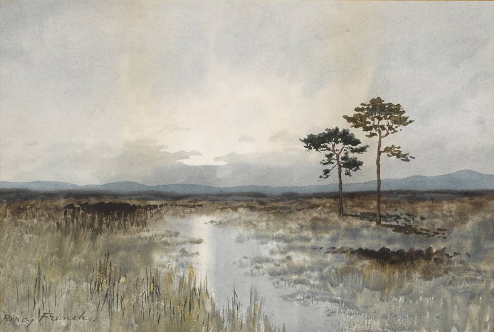TREES AND BOG by William Percy French (1854-1920) at Whyte's Auctions