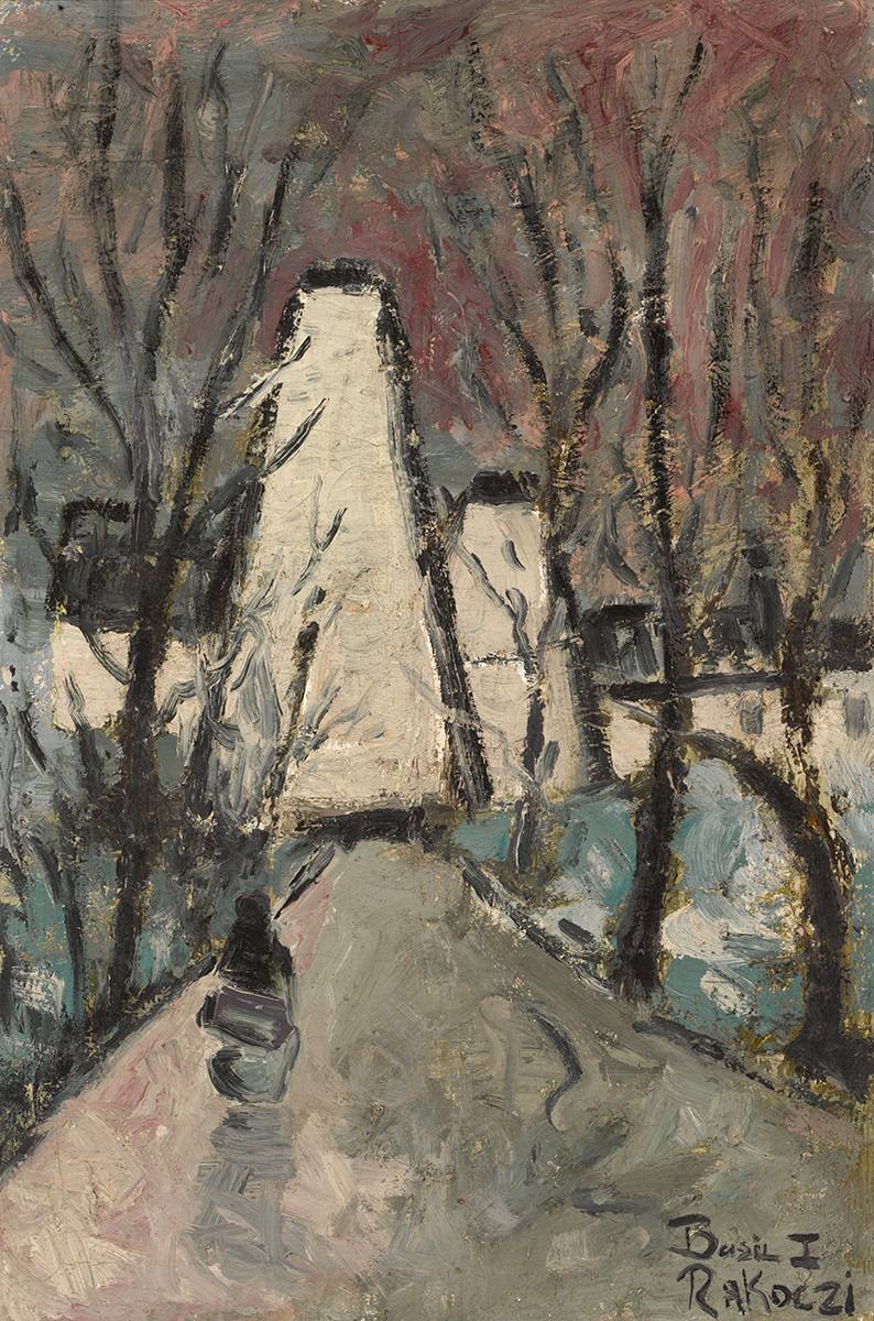 FIGURE ON A ROAD by Basil Ivan Rkczi (1908-1979) at Whyte's Auctions