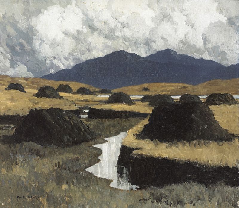 A KERRY BOG, 1934-1935 by Paul Henry sold for 66,000 at Whyte's Auctions