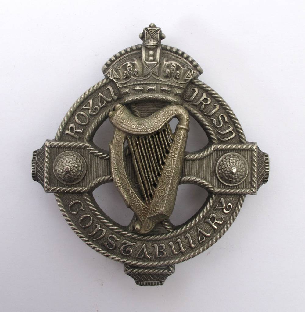 Royal Irish Constabulary District Inspector cross belt plate. at Whyte's Auctions
