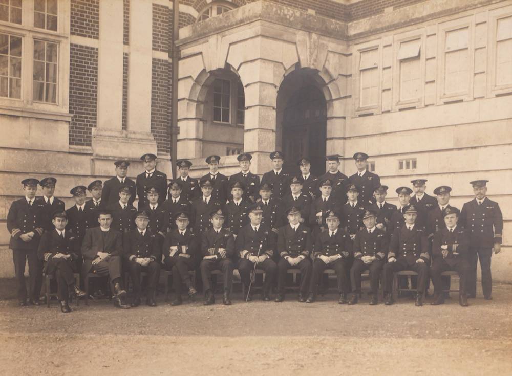 1918-1920 Royal Naval Colleges Dartmouth and Osborne, group photographs of officers and officer cadets. at Whyte's Auctions