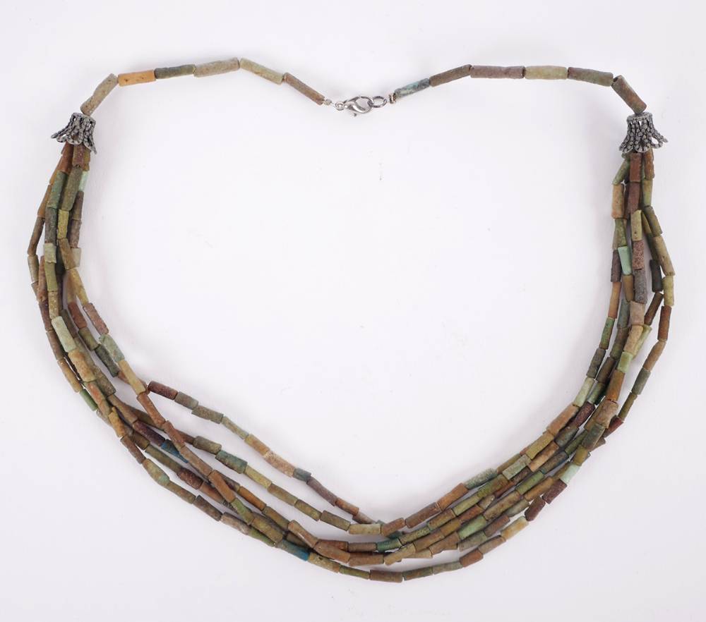 1400-200 BC Egyptian  'Mummy Necklace' : at Whyte's Auctions
