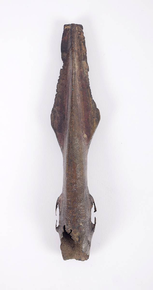 2nd Millennium BC Bronze age Irish Socketted Spearhead. at Whyte's Auctions