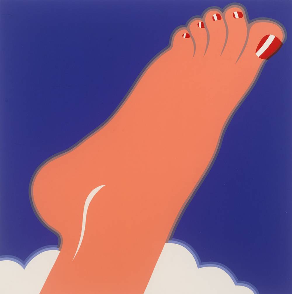 SEASCAPE (FOOT), 1968 by Tom Wesslemann sold for 3,600 at Whyte's Auctions