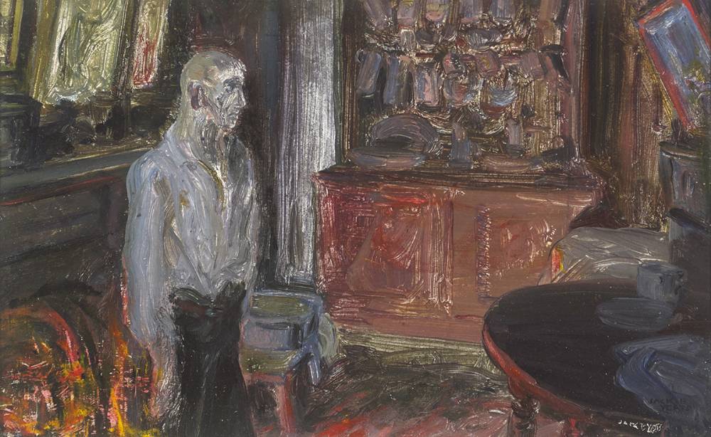 THE QUAY WORKER'S HOME, 1927 by Jack Butler Yeats sold for 68,000 at Whyte's Auctions