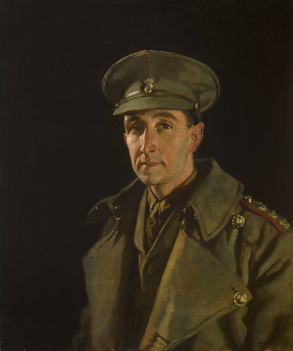 CAPTAIN ROBERT JOHN WOODS OF THE ROYAL INNISKILLING FUSILIERS, 1919 by Sir William Orpen sold for 34,000 at Whyte's Auctions