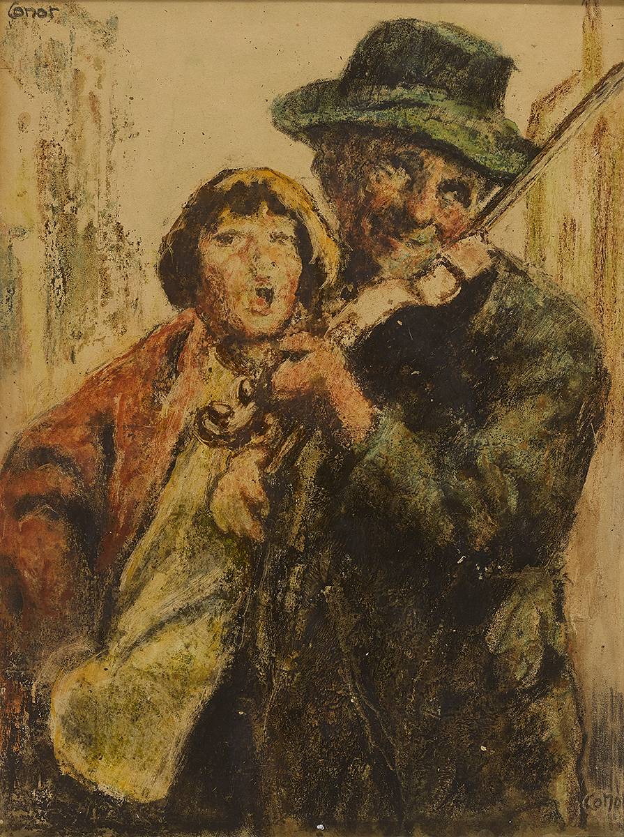 SINGING A TUNE by William Conor OBE RHA RUA ROI (1881-1968) at Whyte's Auctions