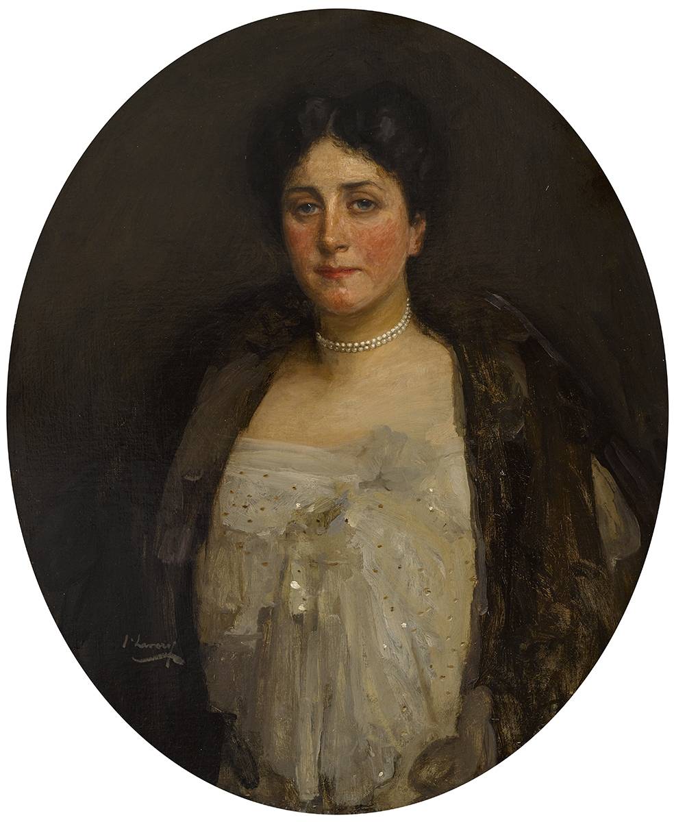 PORTRAIT OF A LADY by Sir John Lavery sold for 6,000 at Whyte's Auctions