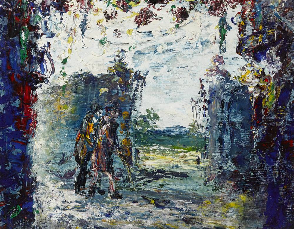 RUSTY GATES, 1948 by Jack Butler Yeats sold for 120,000 at Whyte's Auctions