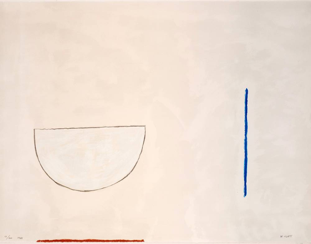 STILL LIFE, 1988 by William Scott sold for 3,400 at Whyte's Auctions