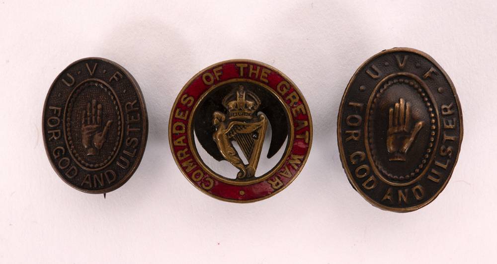 1913-1914 Ulster Volunteer Force badges and related items (6) at Whyte's Auctions