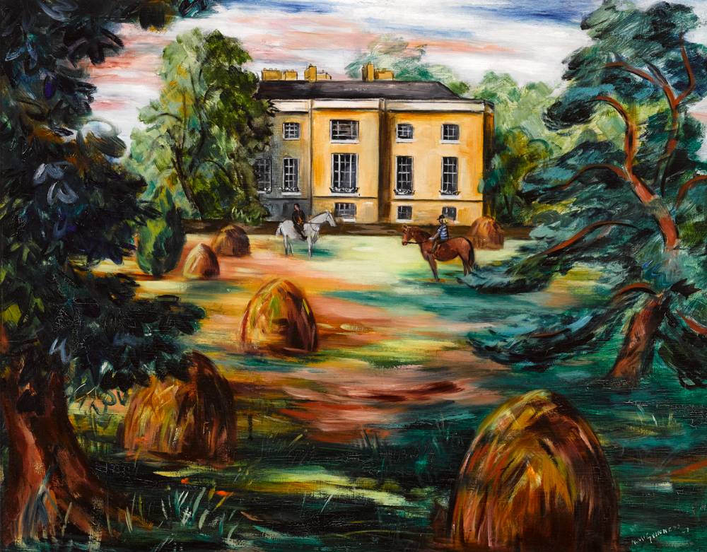 NEWTOWNPARK HOUSE, BLACKROCK, COUNTY DUBLIN, 1947 by Norah McGuinness sold for 14,000 at Whyte's Auctions