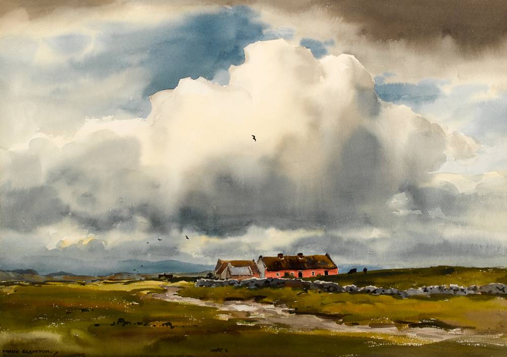 A COTTAGE NEAR TRALEE, COUNTY KERRY by Frank Egginton RCA (1908-1990) at Whyte's Auctions