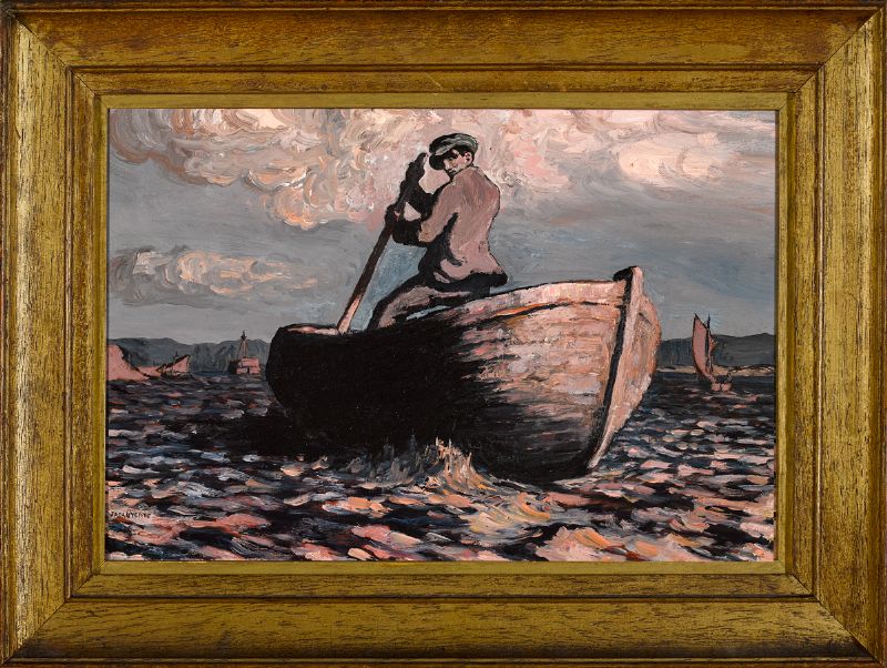 SCULLING, 1912 by Jack Butler Yeats sold for €190,000 at Whyte's Auctions
