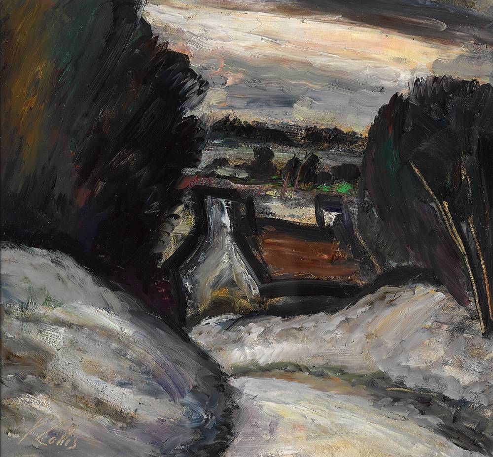 SNOW IN MEATH by Peter Collis RHA (1929-2012) at Whyte's Auctions