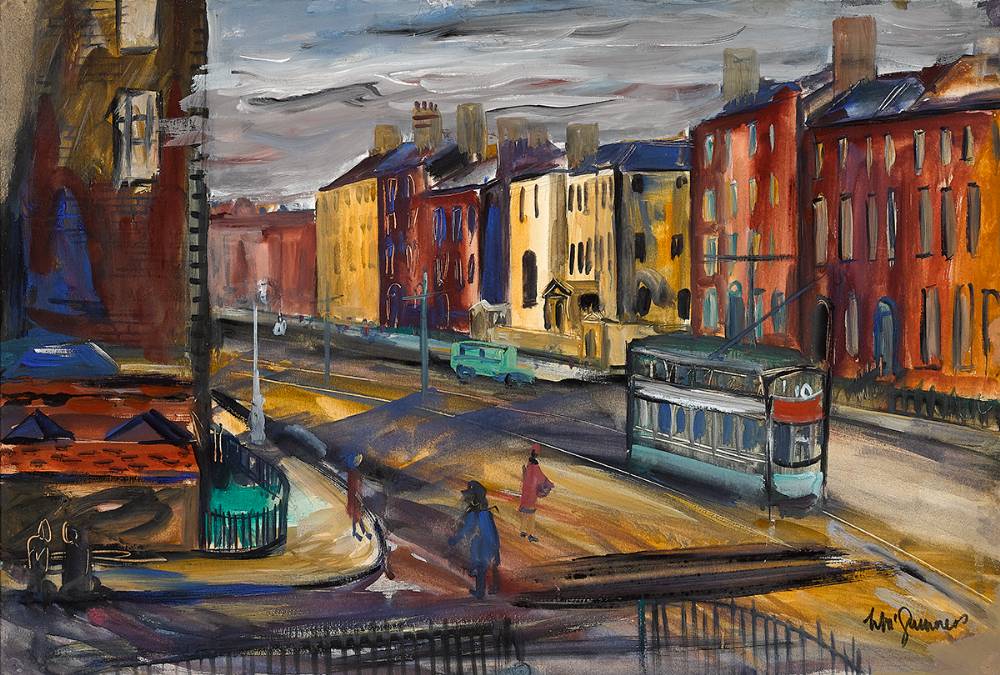 THE LAST TRAM, 1939 by Norah McGuinness HRHA (1901-1980) at Whyte's Auctions