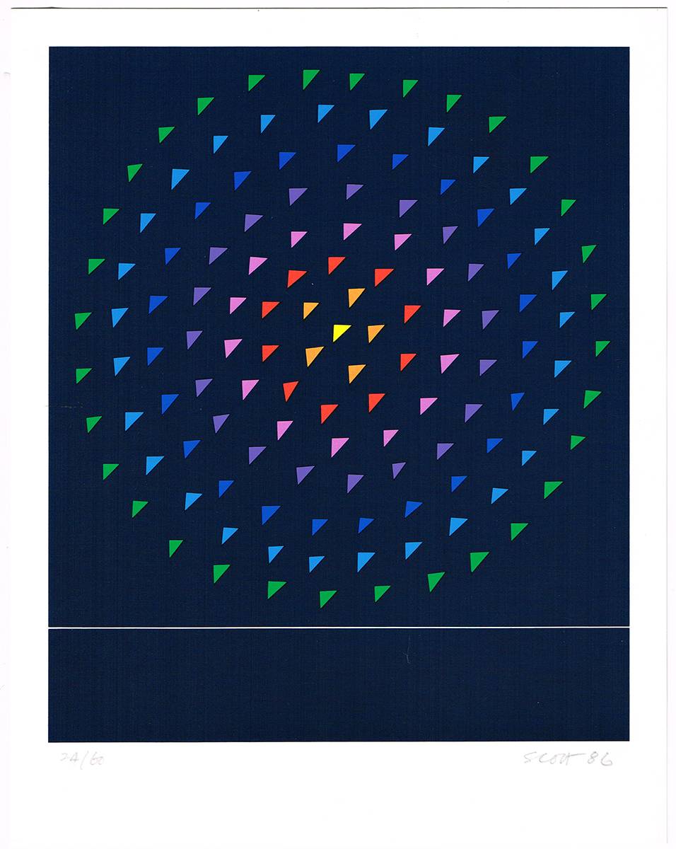 CHRISTMAS GREETING CARD, 1986 by Patrick Scott HRHA (1921-2014) at Whyte's Auctions