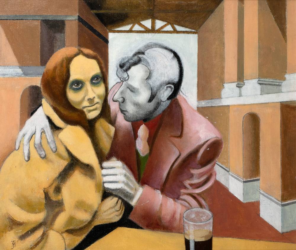 THE COUPLE by Marian Jeffares sold for 850 at Whyte's Auctions