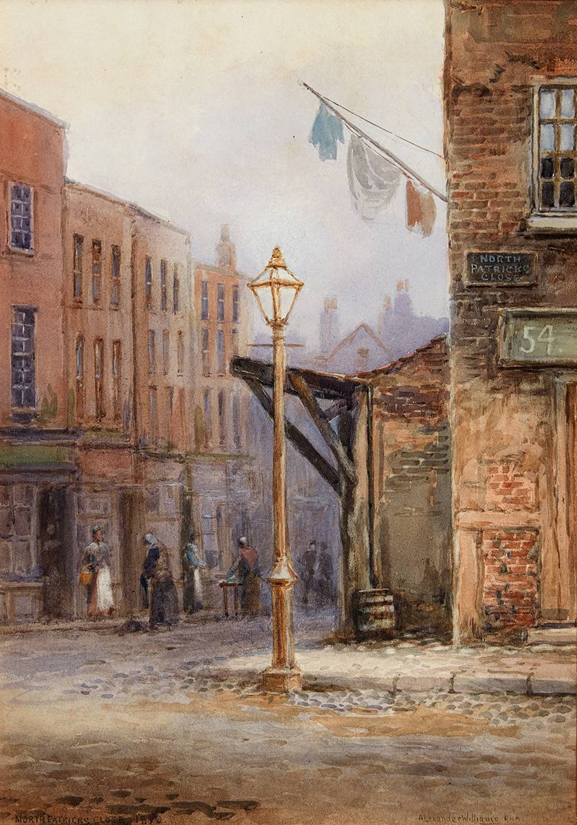 NORTH PATRICK'S CLOSE, DUBLIN by Alexander Williams sold for 2,000 at Whyte's Auctions