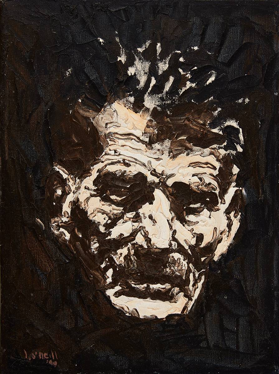 PORTRAIT OF SAMUEL BECKETT by Liam O'Neill sold for 3,000 at Whyte's Auctions