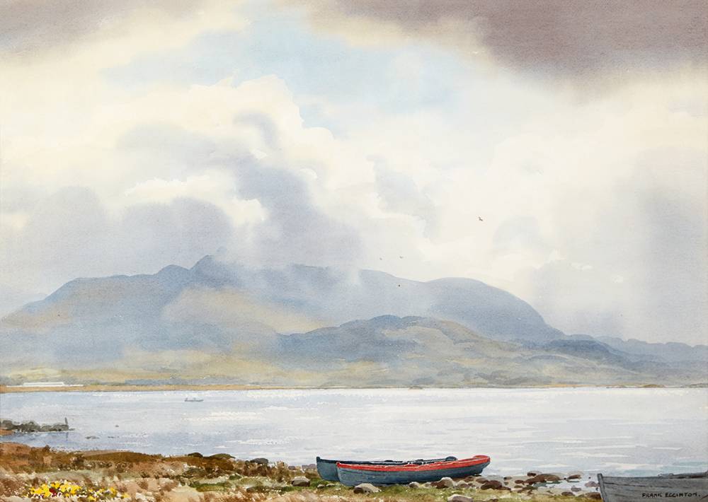 WATERVILLE LAKE, COUNTY KERRY and MEENISH ISLAND, CONNEMARA (A PAIR) by Frank Egginton RCA (1908-1990) at Whyte's Auctions