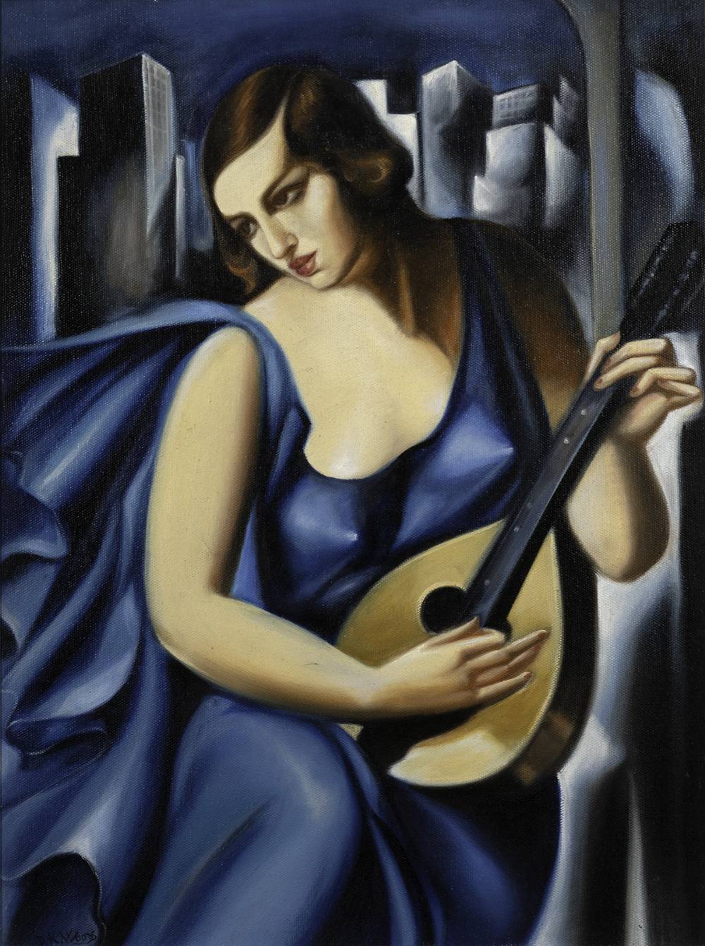 MANDOLIN PLAYER by D. K. Woods sold for 360 at Whyte's Auctions