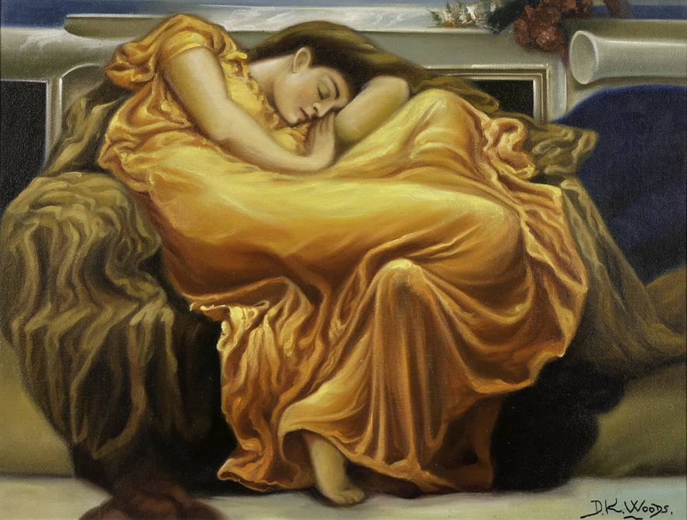 LADY RESTING by D. K. Woods sold for 270 at Whyte's Auctions