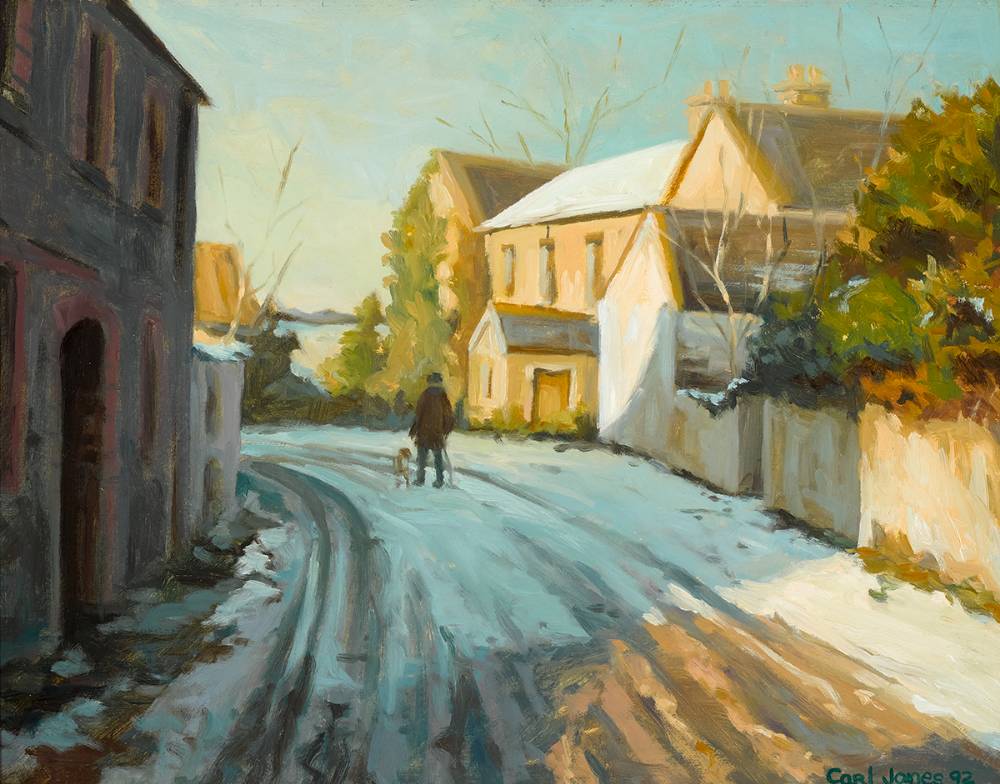 WINTER WALK, 1992 by Carl Jones sold for 400 at Whyte's Auctions