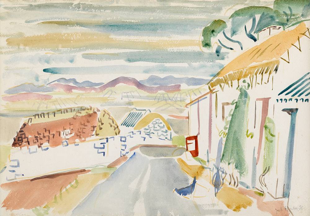 RURAL VILLAGE, 1955 by Father Jack P. Hanlon (1913-1968) at Whyte's Auctions