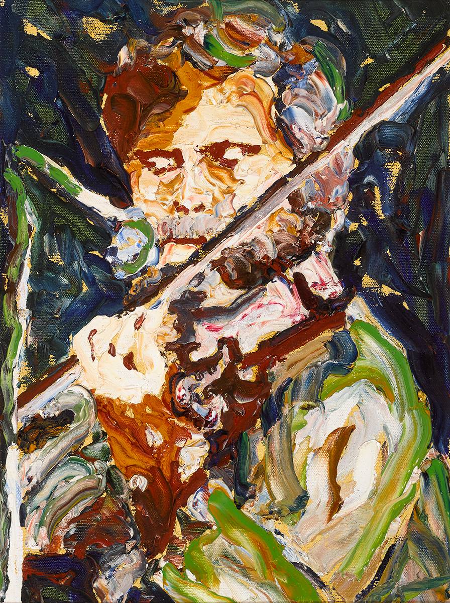 JOHN SHEAHAN [THE DUBLINERS] by Liam O'Neill sold for 2,000 at Whyte's Auctions