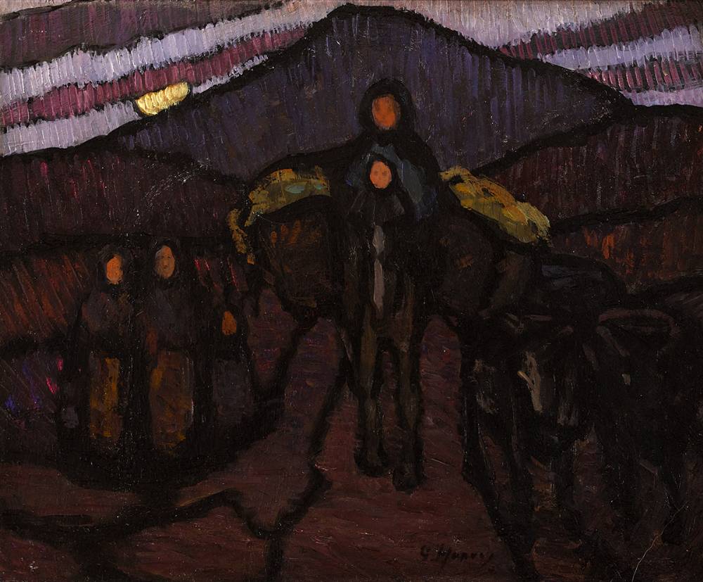 BRINGING IN THE TURF, 1915 by Grace Henry sold for 9,000 at Whyte's Auctions