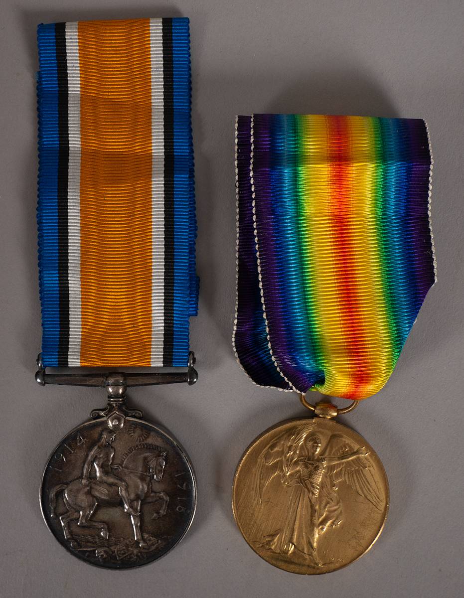 1914-1918 World War I medals to a soldier in the Royal Irish Regiment. at Whyte's Auctions