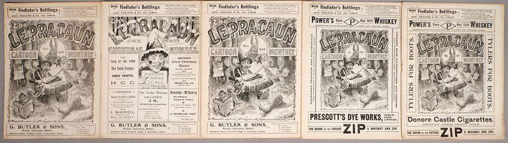 1813-1912 Irish newspapers and magazines: Saunders's News-Letter & Daily Advertiser, The Patriot and The Leprechaun. at Whyte's Auctions