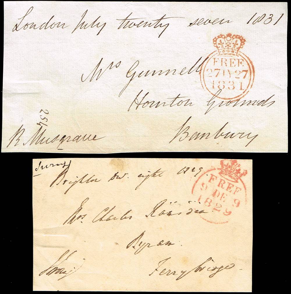 Circa 1830 to circa 1860 collection of signatures of Irish Members of Parliament. (60) at Whyte's Auctions