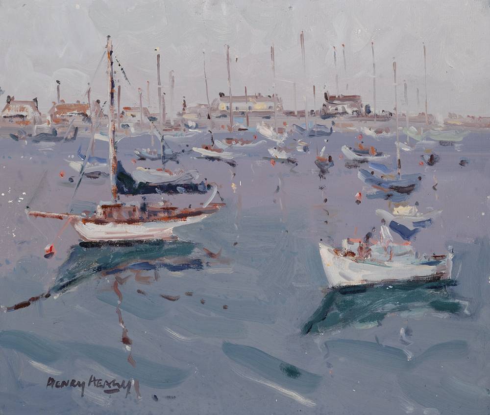 HOWTH HARBOUR, COUNTY DUBLIN by Henry Healy sold for 850 at Whyte's Auctions