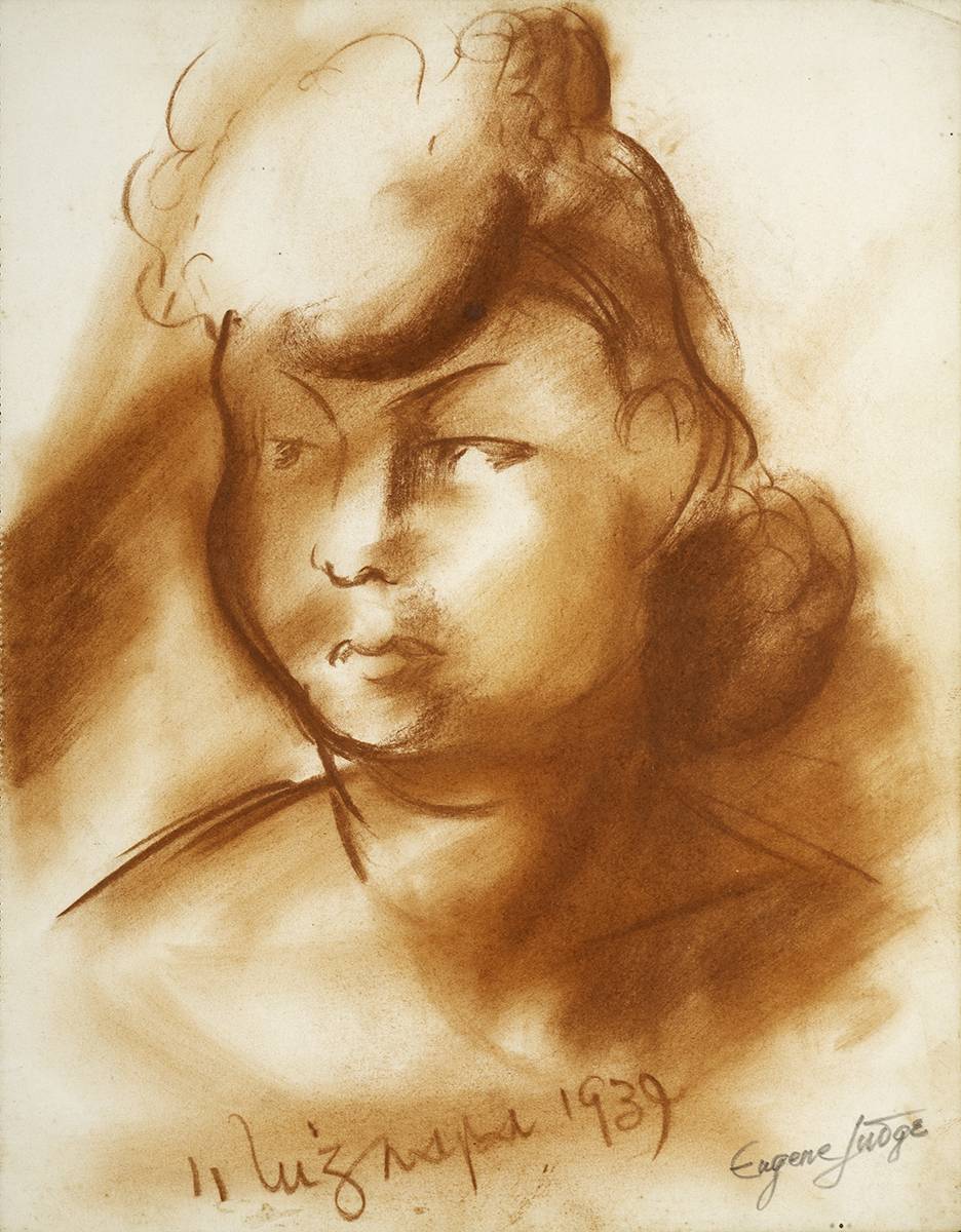 PORTRAIT OF A WOMAN, 1939 by Eugene Judge (fl.1938-1951) at Whyte's Auctions