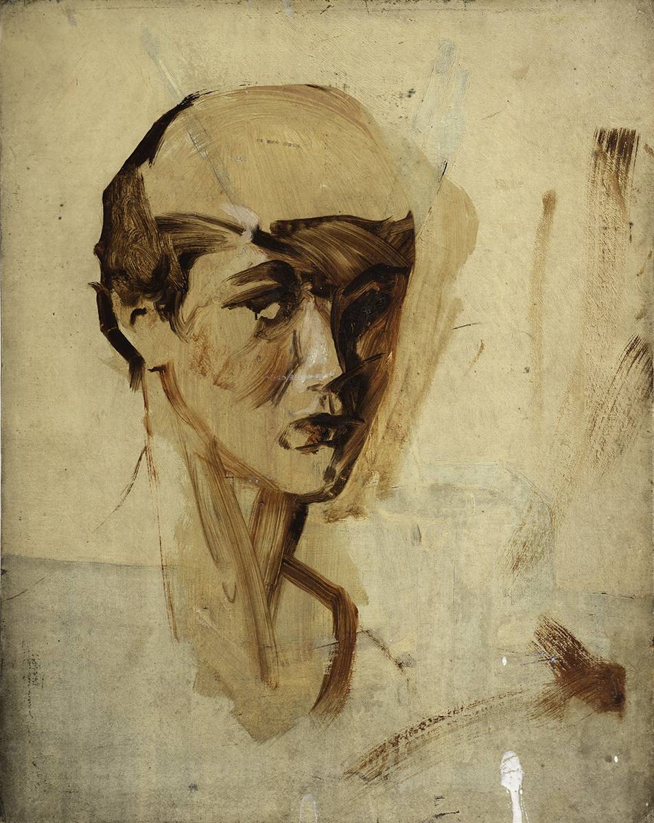 STUDY OF A HEAD by Sen Keating PPRHA HRA HRSA (1889-1977) at Whyte's Auctions