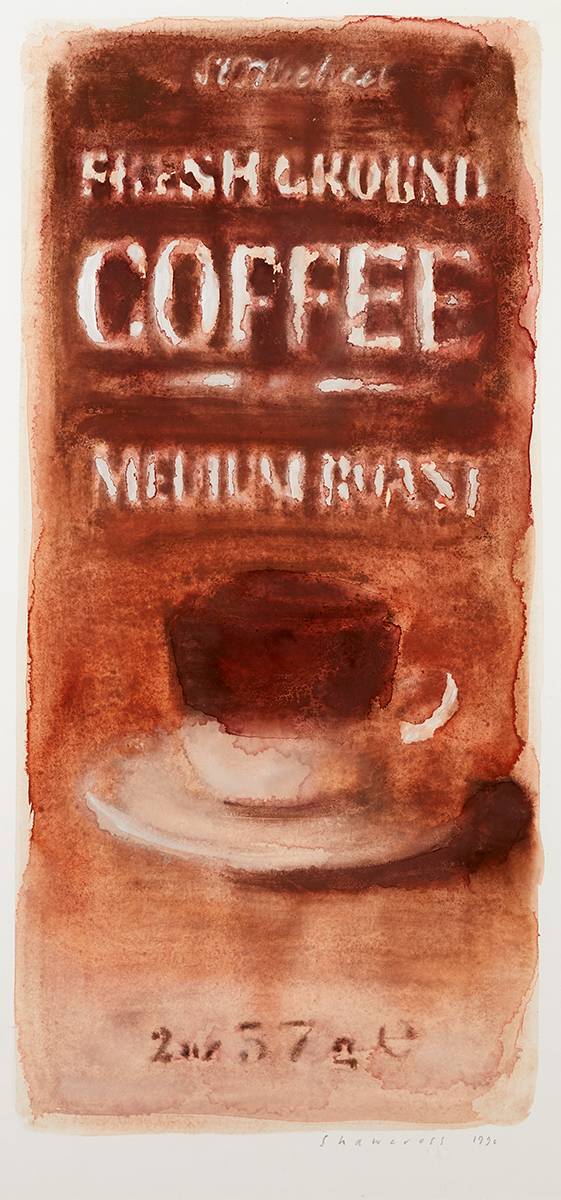 FRESH GROUND COFFEE, 1990 by Neil Shawcross MBE RHA HRUA (b.1940) at Whyte's Auctions