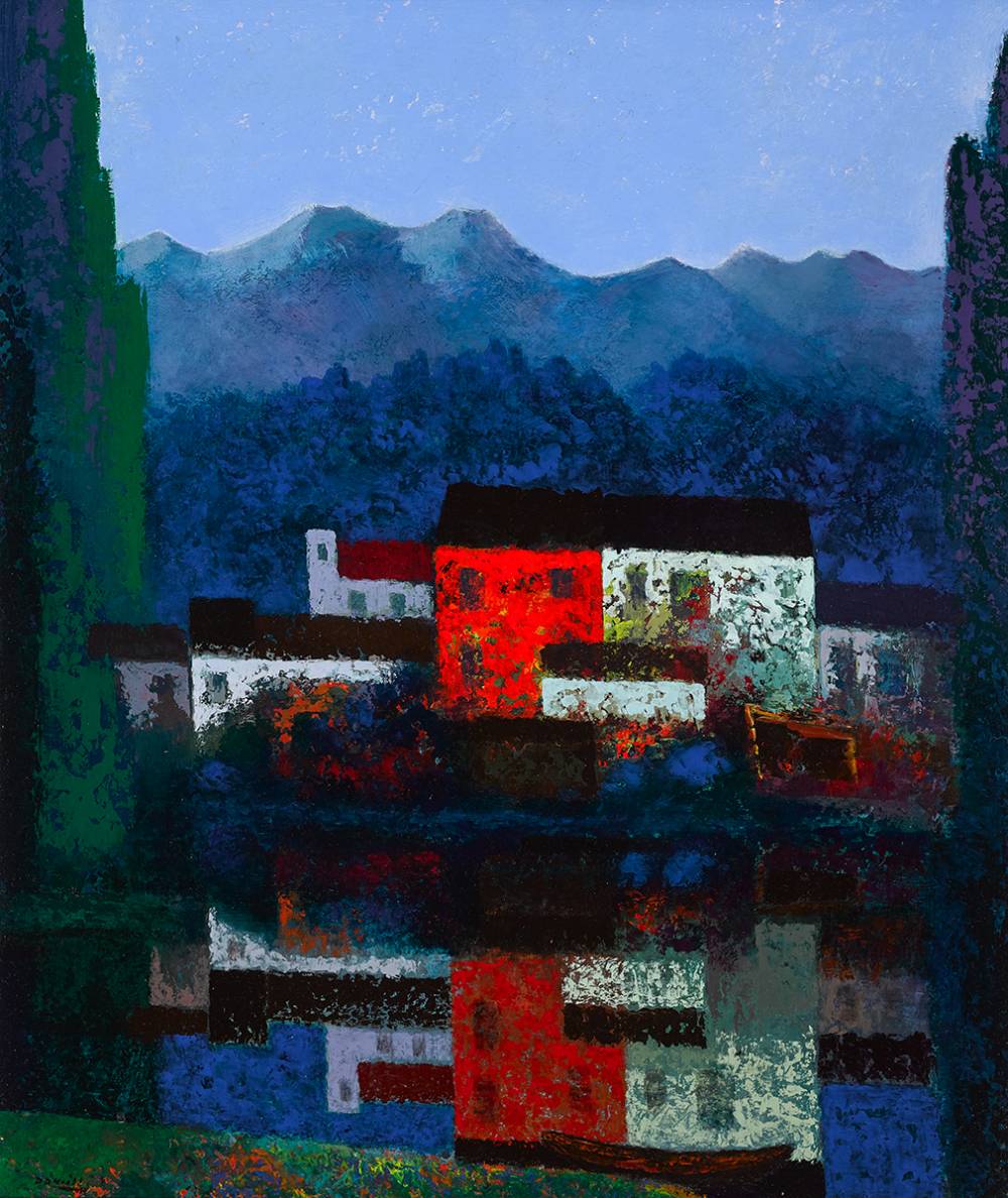 OLD HOUSES, PAU by Daniel O'Neill (1920-1974) at Whyte's Auctions