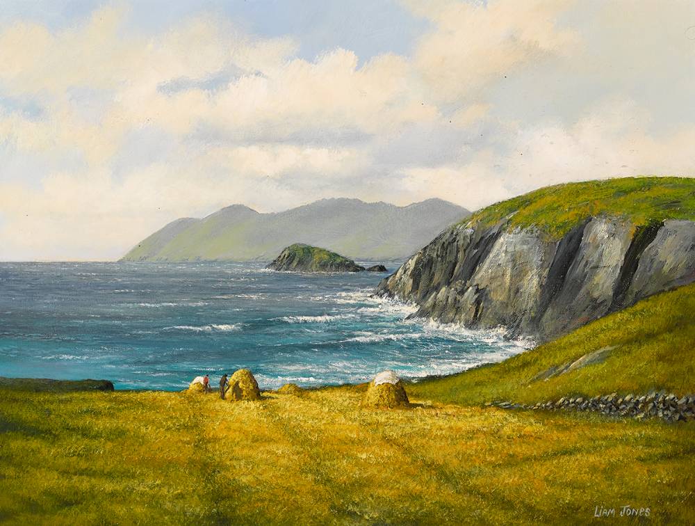 SLEA HEAD, COUNTY KERRY by Liam Jones sold for 360 at Whyte's Auctions