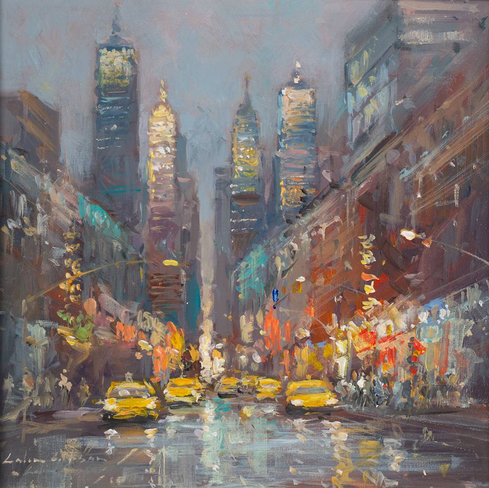 EVENING RAIN, NEW YORK, 2023 by Colin Gibson sold for 1,000 at Whyte's Auctions