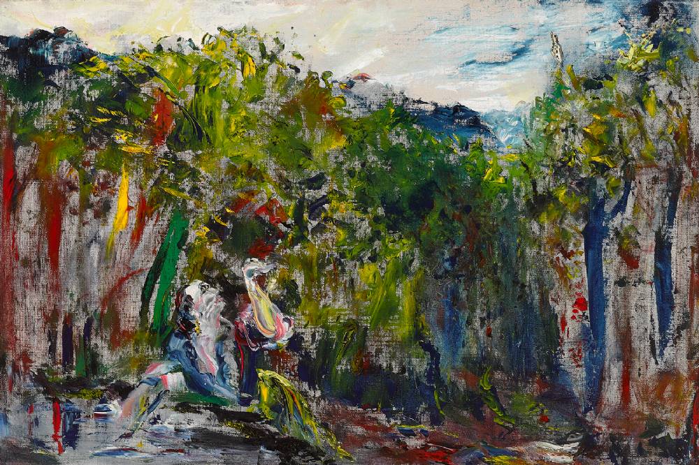 GLORY TO THE BRAVE SINGER, 1950 by Jack Butler Yeats sold for 290,000 at Whyte's Auctions