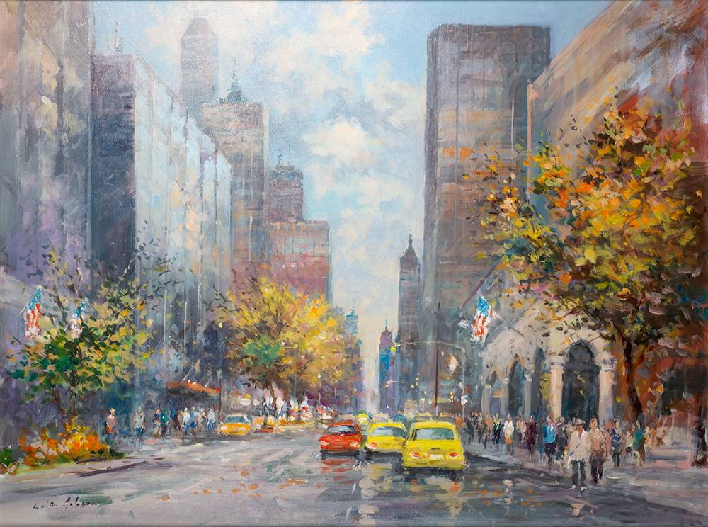 DOWNTOWN MANHATTAN, NEW YORK, 2023 by Colin Gibson (b.1948) at Whyte's Auctions