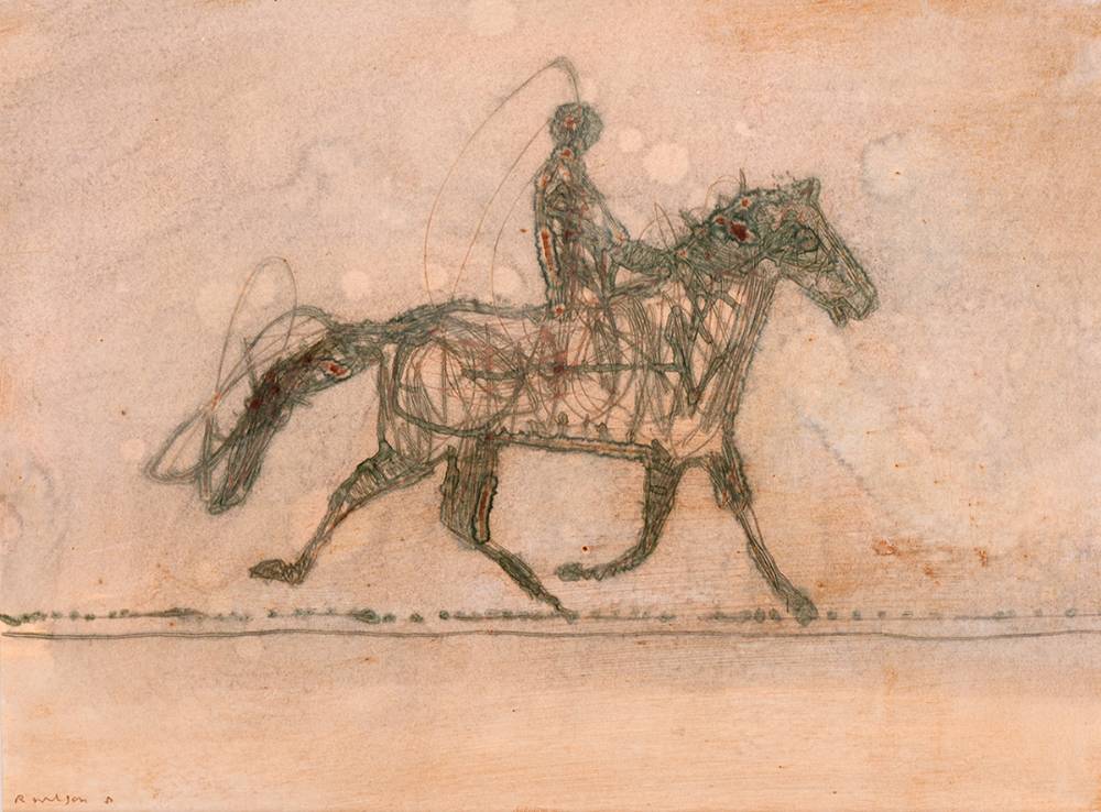 ANGEL ON HORSEBACK by Ross Wilson sold for 230 at Whyte's Auctions