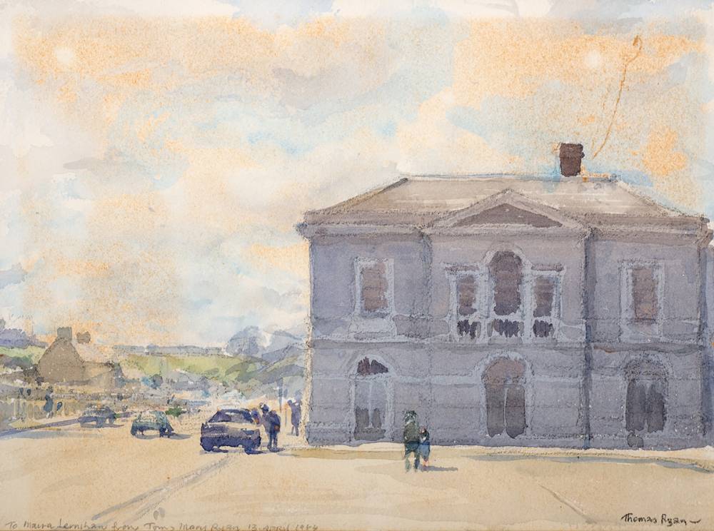 MAYORALTY HOUSE, NORTH QUAY, DROGHEDA, 1984 by Thomas Ryan PPRHA (1929-2021) at Whyte's Auctions