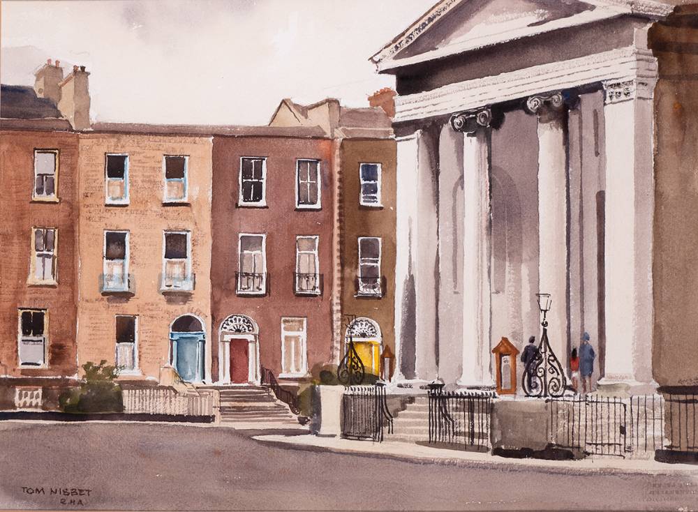 PEPPER CANISTER CHURCH, DUBLIN by Tom Nisbet RHA (1909-2001) at Whyte's Auctions