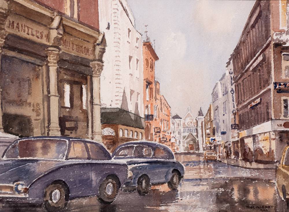 SOUTH ANNE STREET, DUBLIN by Tom Nisbet RHA (1909-2001) at Whyte's Auctions