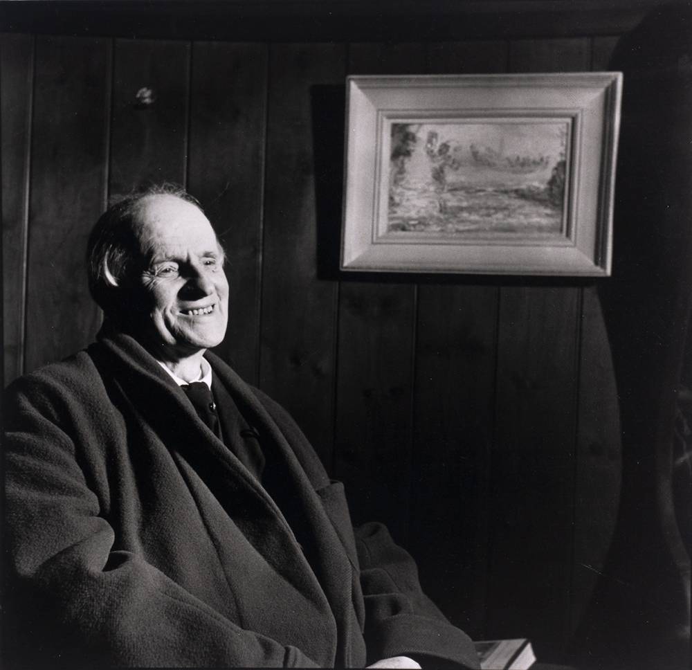JACK YEATS IN HIS DUBLIN STUDIO, 1950 by William MacQuitty (1905-2004) at Whyte's Auctions