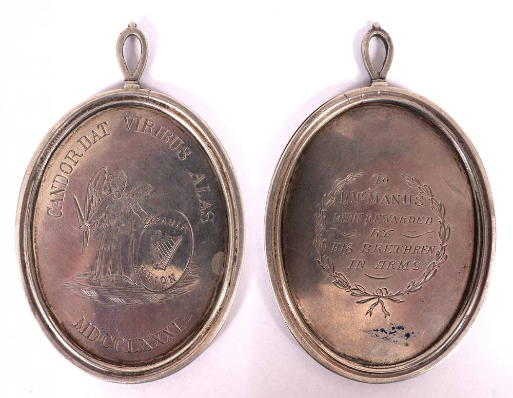 1781 Cahir Union silver medal at Whyte's Auctions