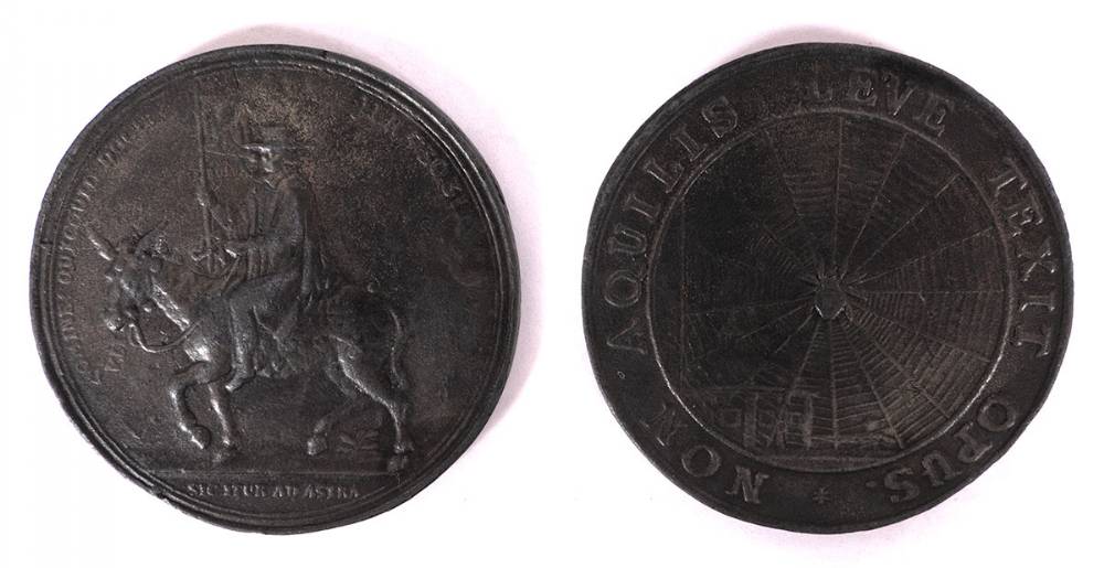 Holland. 1698 medal opposing Balthasar Bekker. at Whyte's Auctions